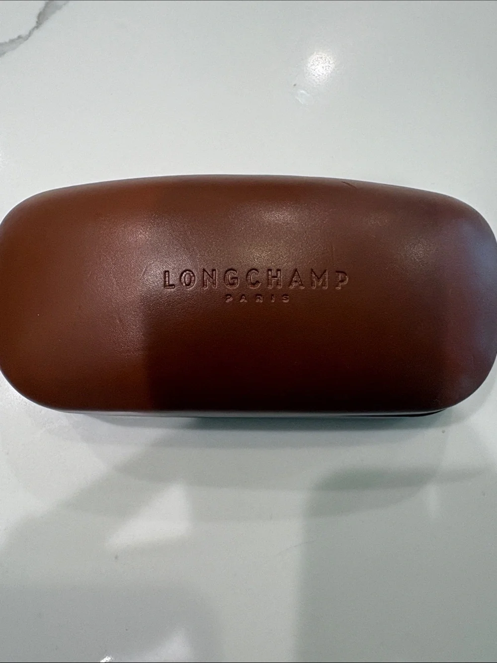Longchamp women’s blue marble cat eye sunglasses